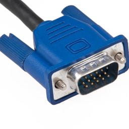 VGA cable end