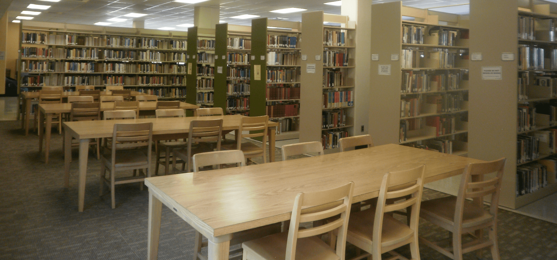 Library Tables and chairs